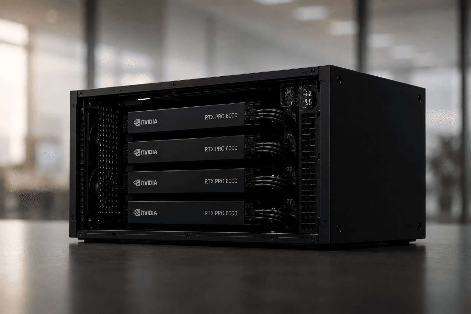 Dedicated Envyon AI node with professional GPUs